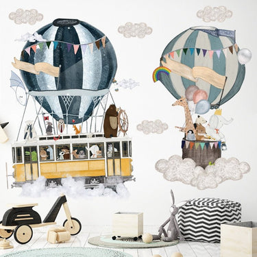 Hot Air Balloon Vinyl Wall Stickers - Casatrail.com